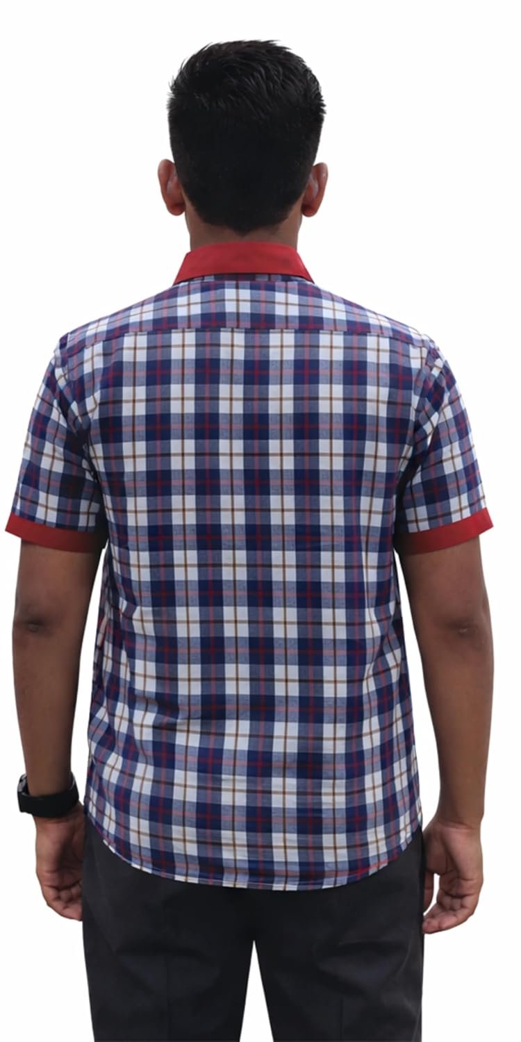 KV Uniform Boys Collar Shirt (Check Pattern)